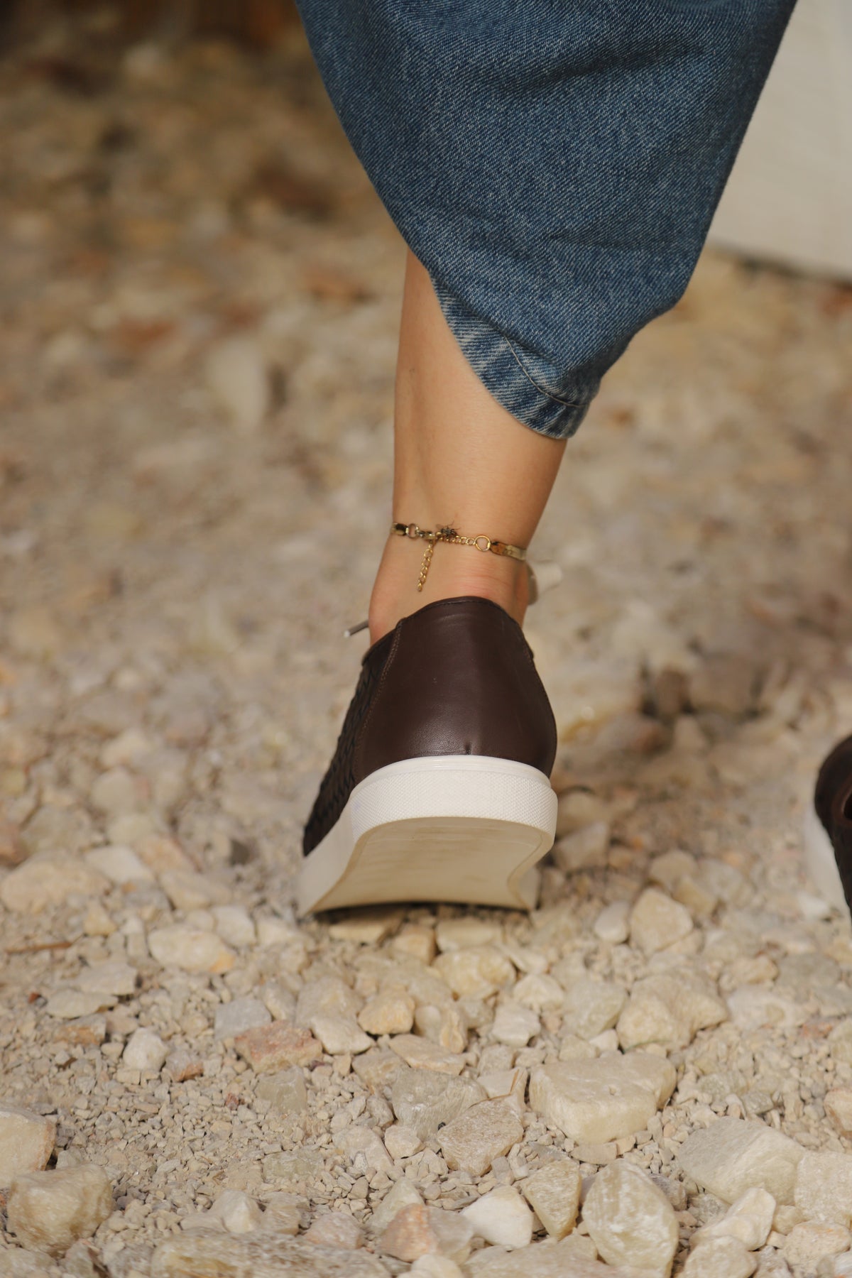 Metallic Woven Fashion Sneakers