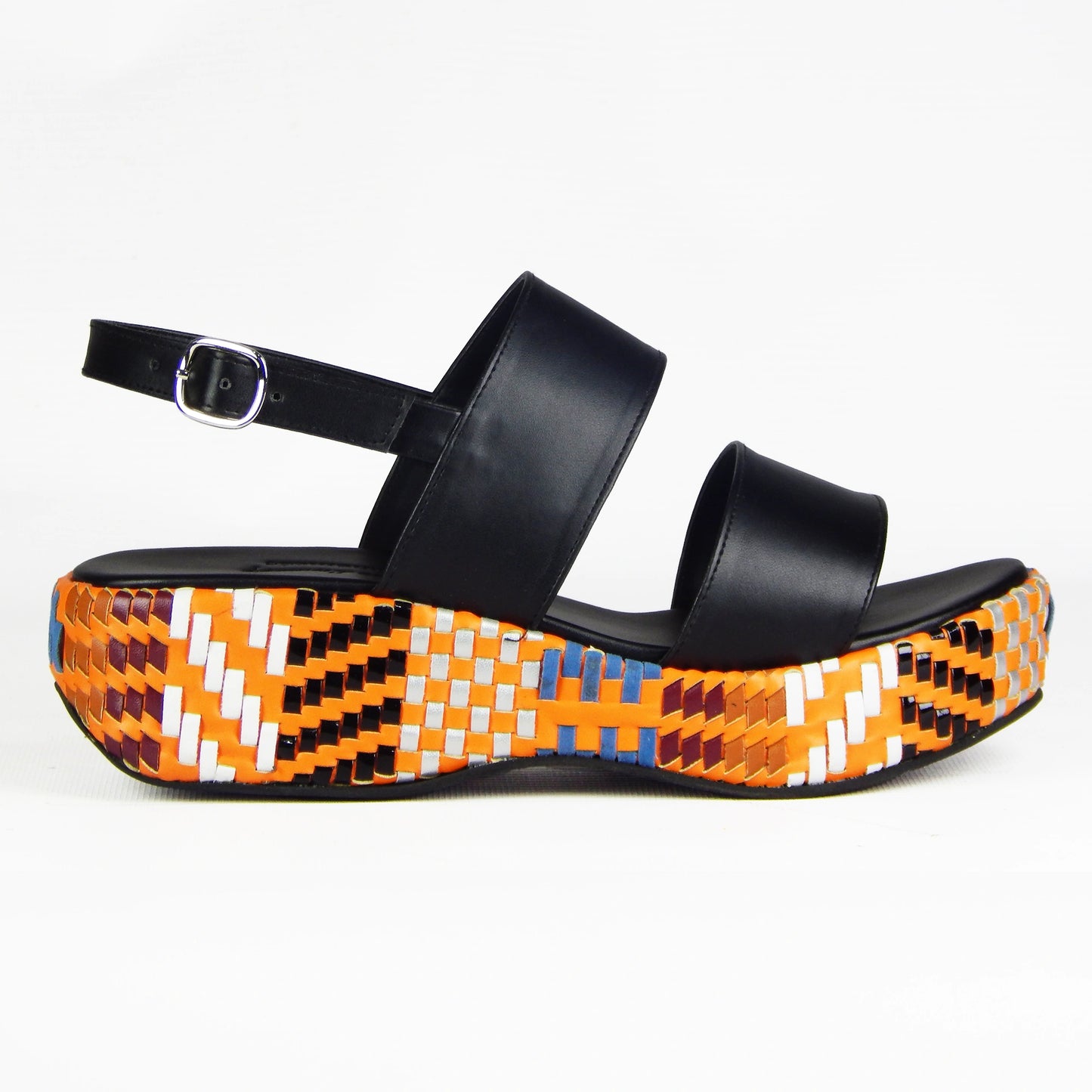 Mosaic Wedge Double-Strap Sandal R575