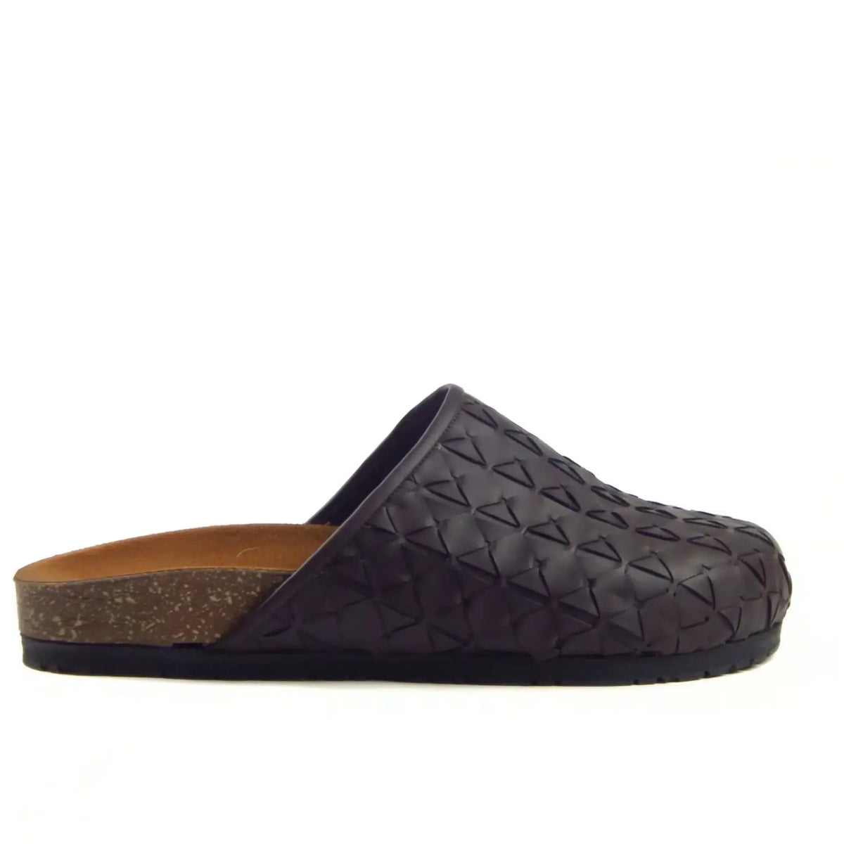 Obsidian Clogs R1555 - Genuine Leather, photo 1 - Scarpe Handmade