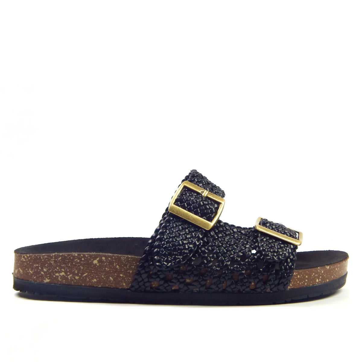 Black Urban Step Clogs - scarpehandmade