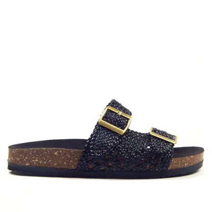 Black Urban Step Clogs - scarpehandmade