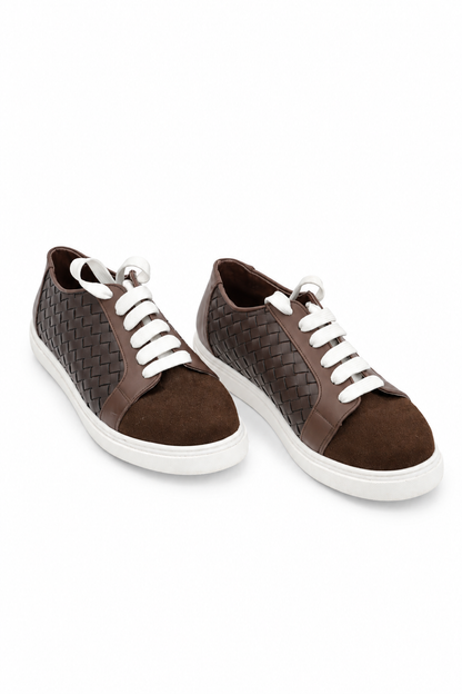 Metallic Woven Fashion Sneakers