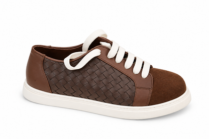 Metallic Woven Fashion Sneakers