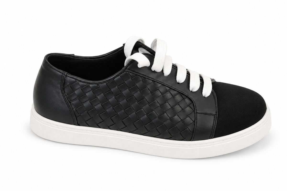 Metallic Woven Fashion Sneakers